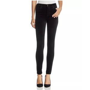 J Brand Black Velvet Legging Jeans Size 27